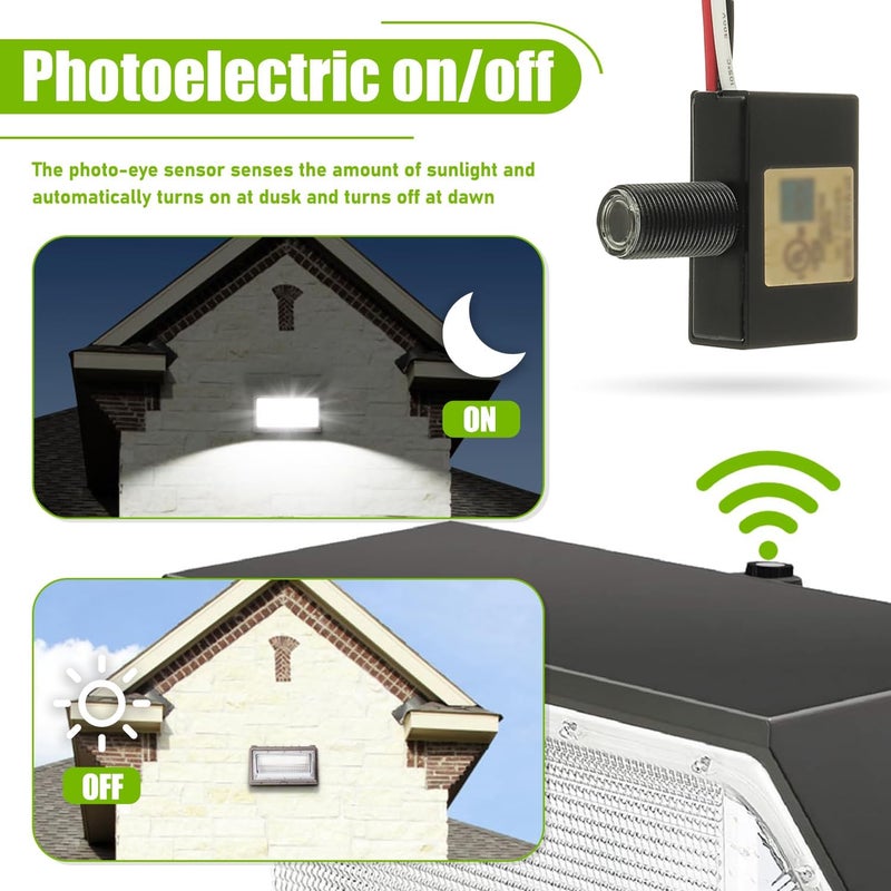 EPLZON 105V-130V AC Photocell Light Sensor Light Control Sensor Photoelectric Switch Dusk to Dawn Sensor with Automatic Illumination Detection Circuit for Outdoor Lighting Photoelectric Switch,1 Pack - Image 3